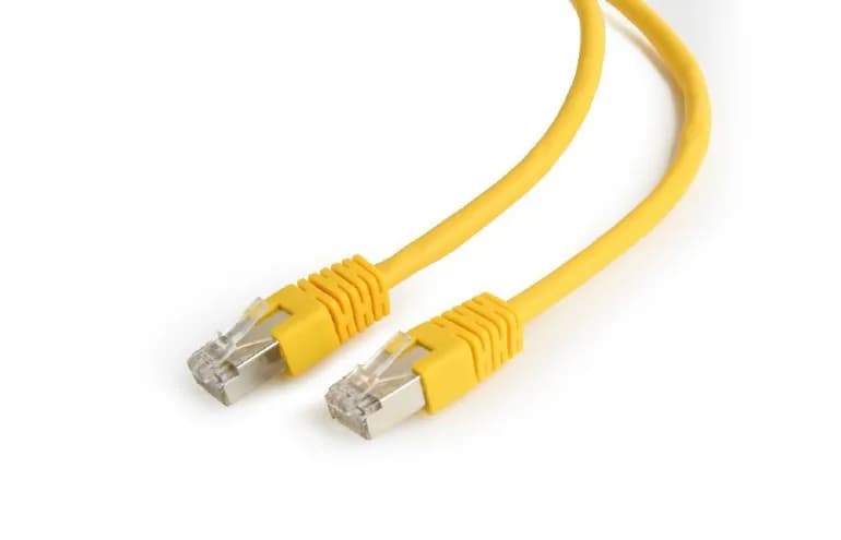 PATCH CORD UTP SPACER Cat5e, cupru-aluminiu, 10 m, galben, AWG26, "SP-PT-CAT5-10M-Y"