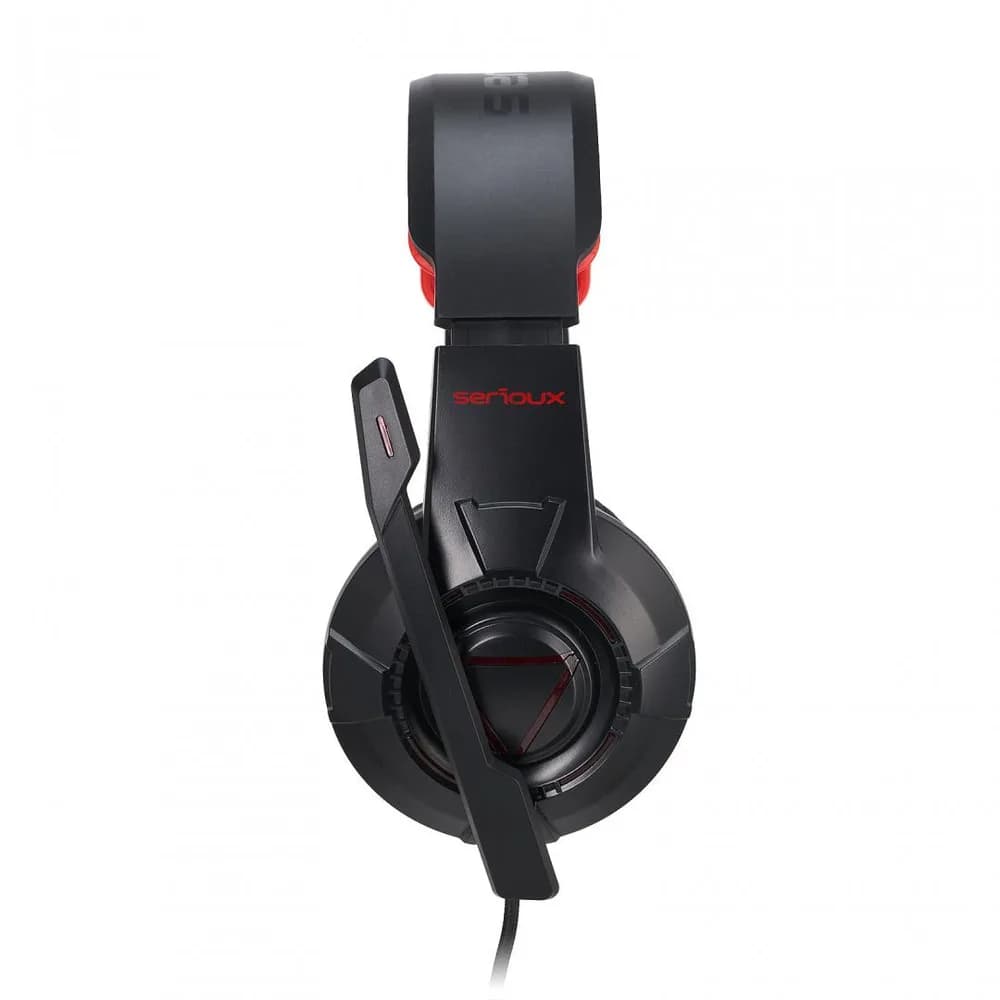 Casti cu microfon X by Serioux RUARI, Gaming, negru — miniatură