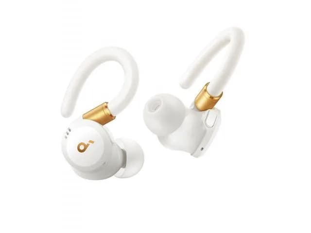 Casti Anker "Soundcore Sport X20", in-ear, utilizare multimedia, Bluetooth 5.3, 6 x mic, durata baterie pana la 48 ore, IP68, ANC, alb, "A3968G21" - 0194644187002