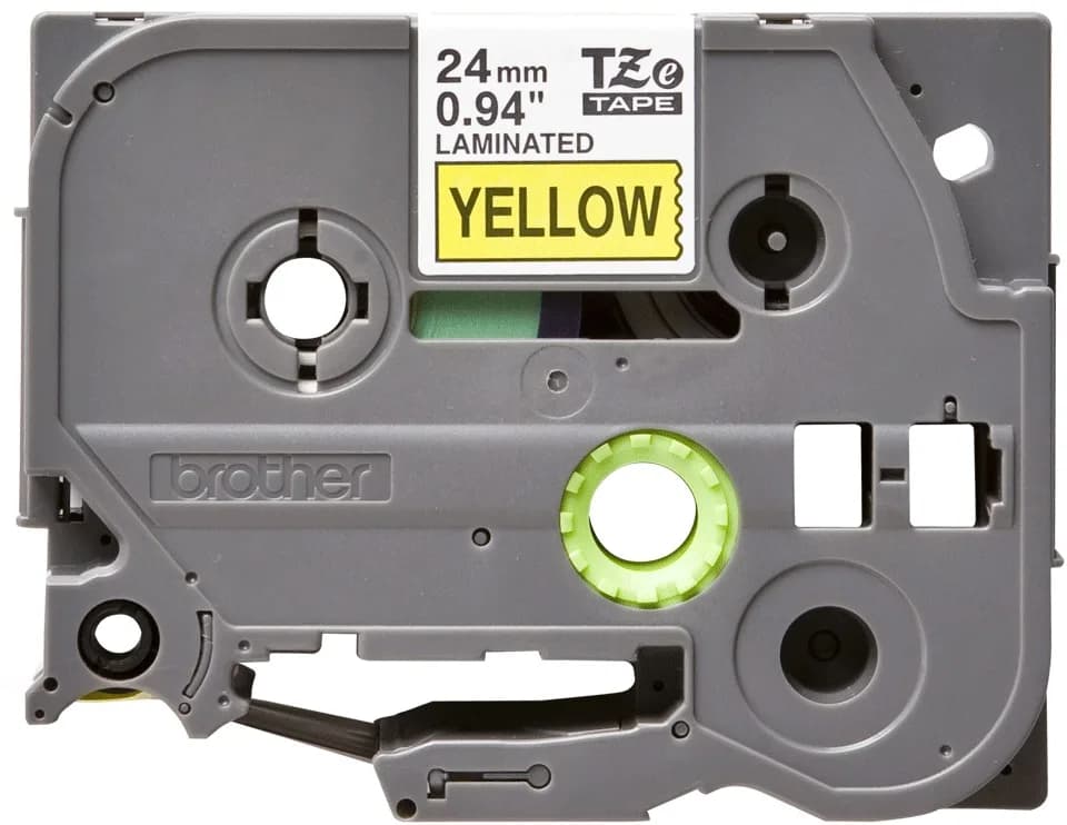 Banda Laminata Original Brother Black on Yellow, TZE651, pentru P-Touch D450|D600VP|E550WVP|P700|P750W, 24mm x 8m, incl.TV 0 RON, "TZE651"