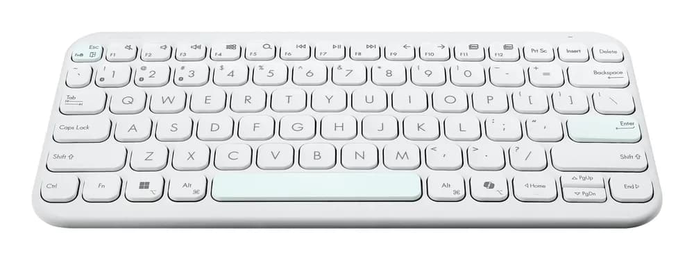 ASUS KW100 KEYBOARD WHITE "90XB0880-BKB4F0" — miniatură