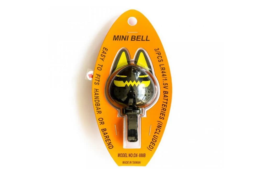 Sonerie electronica Pegas Pisica DX-888BE 2 led 80Db 2xAG13, Negru-Galben — miniatură