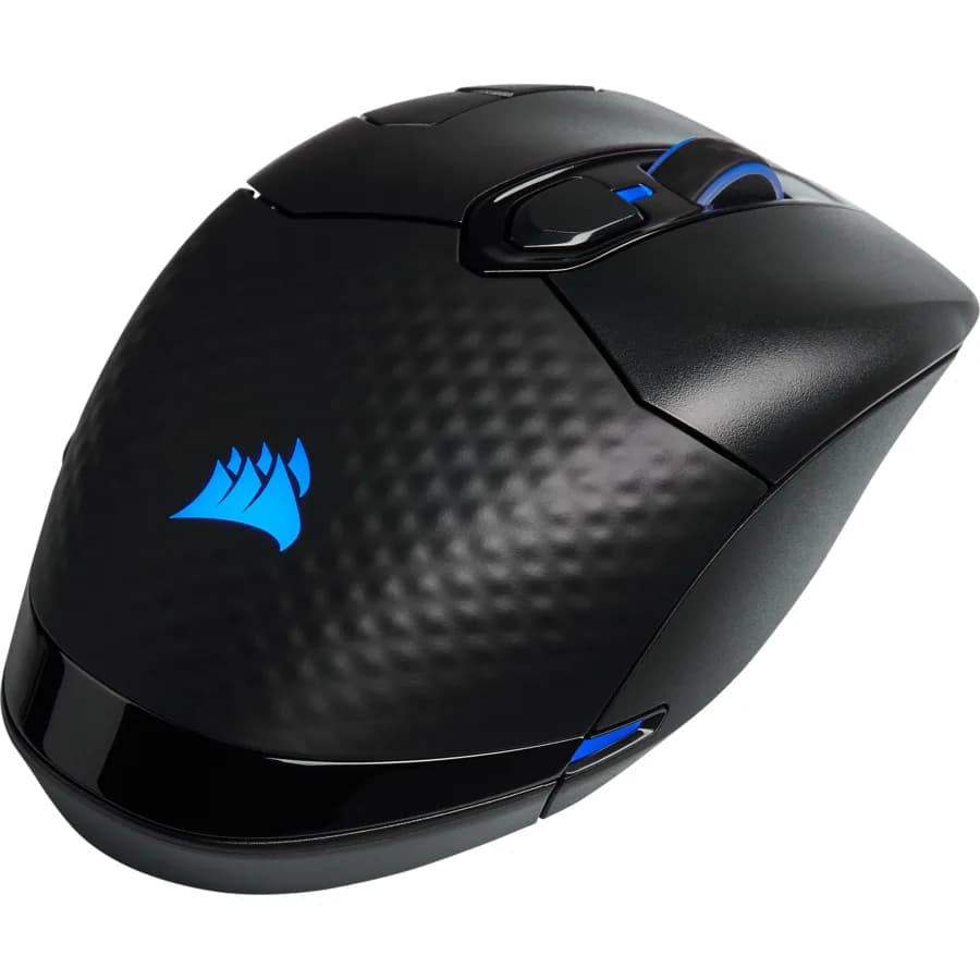 Mouse Gaming Wireless Corsair DARK CORE RGB SE, 18000 dpi, negru — miniatură