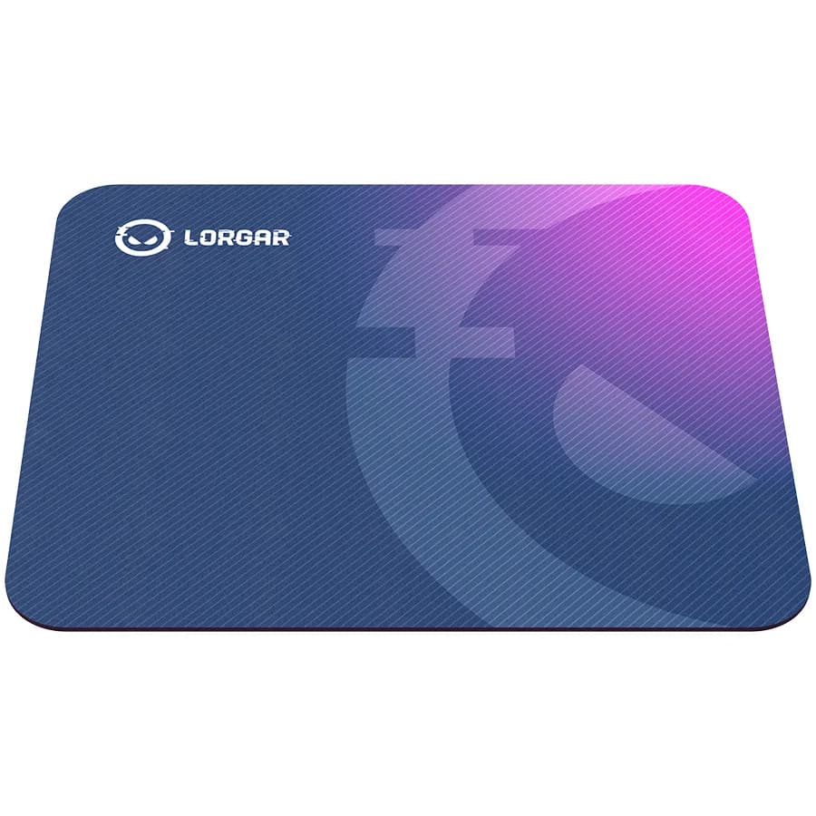 Lorgar Main 133, Gaming mouse pad, High-speed surface, Purple anti-slip rubber base, size: 360mm x 300mm x 3mm, weight 0.2kg "LRG-GMP133" — miniatură