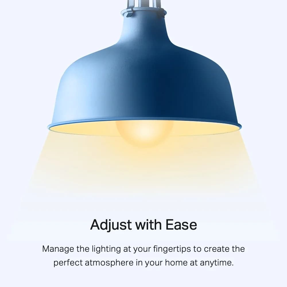 BEC LED wireless TP-LINK, 800lm, 8.7W, E27, se conecteaza la router Wi-Fi, intensitate reglabila, control prin smartphone cu aplicatia TAPO "Tapo L510E" — miniatură
