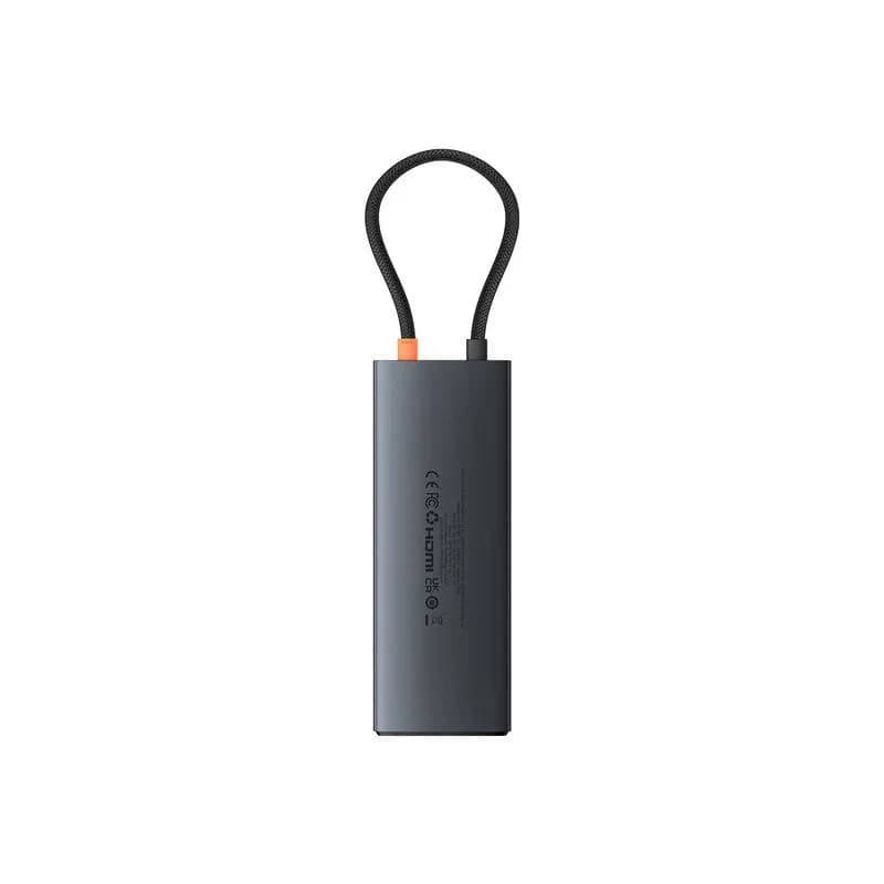 DOCKING Station Baseus Metal Gleam Series II 10-in-1, conec PC USB-C, USB 3.0x2, USB Type-Cx1, USB-Type-Cx1 PD 100W, HDMIx2/4K/60Hz, Gigabit RJ-45x1,card readerx1,LED, gri "B00061800123-01" - 6932172689667 — miniatură
