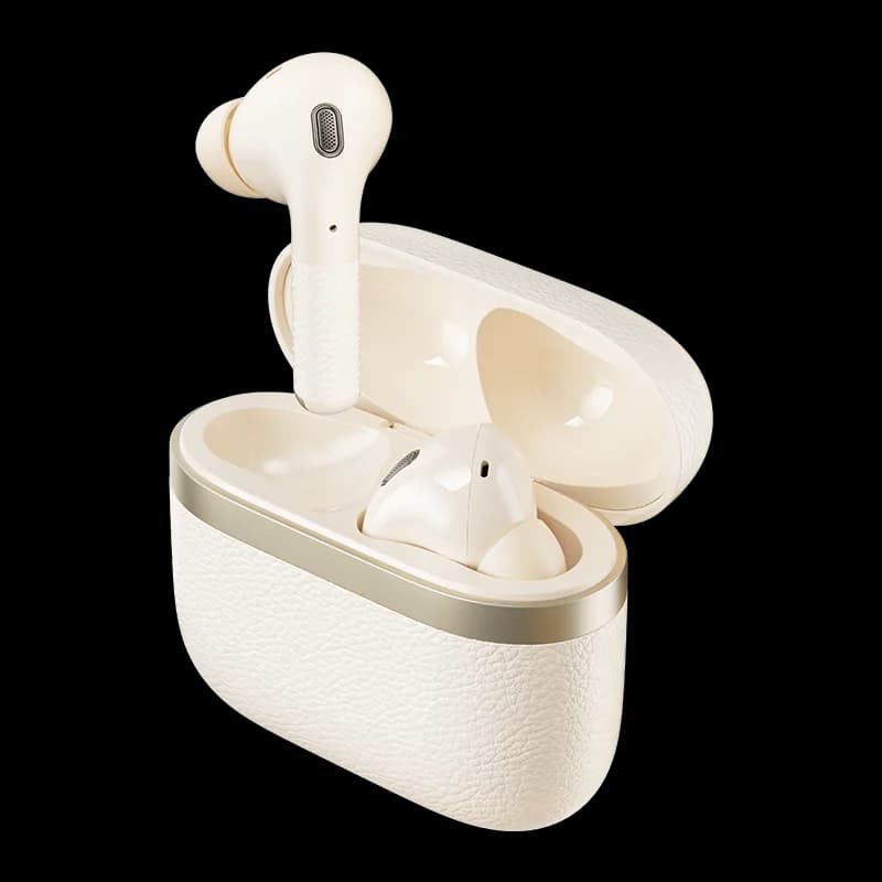 CASTI Edifier, wireless, intraauriculare - butoni, pt smartphone, microfon pe casca, conectare prin Bluetooth 5.3, ANC, IP54, USB-C, fildes, "W260NC-IV" — miniatură