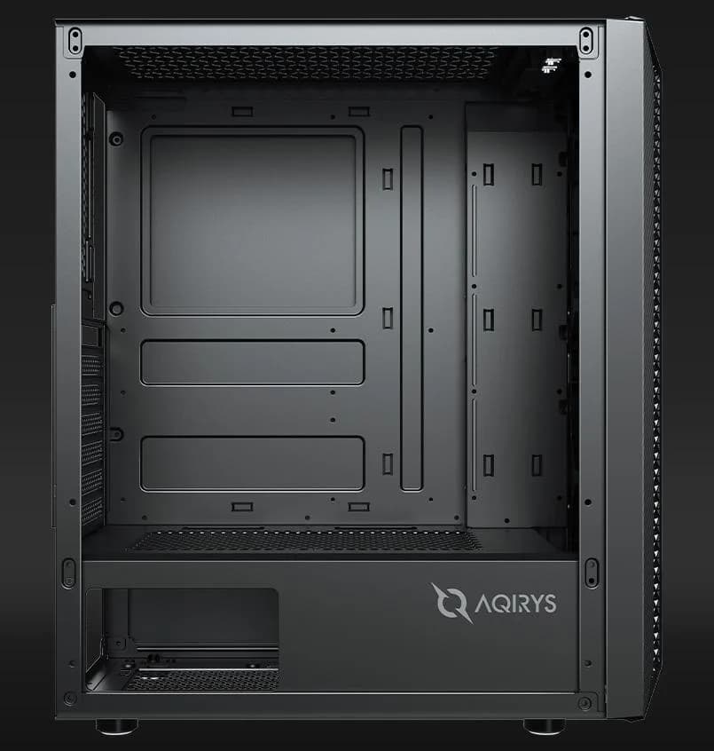 Carcasa AQIRYS MIZAR, RGB, Mid Tower, Black — miniatură