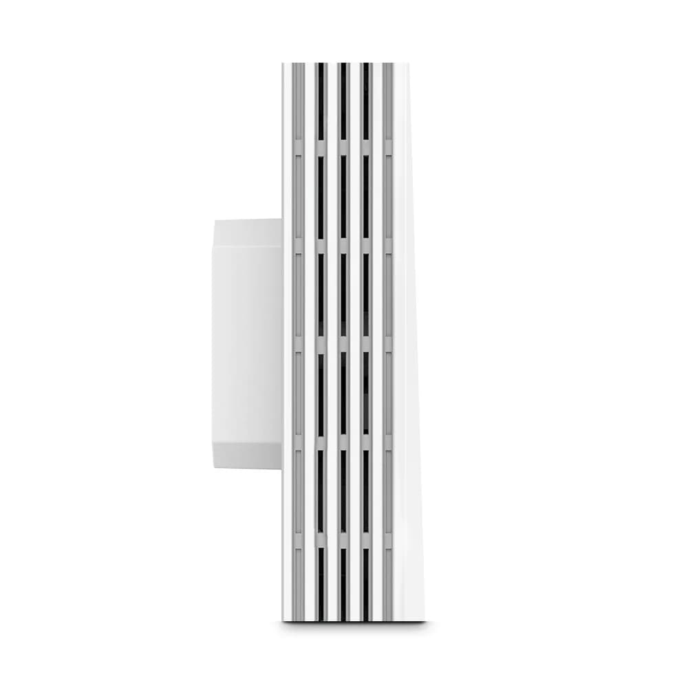 ACCESS POINT TP-LINK wireless AX3000 Mbps dual band Wall Plate WiFi 6, 4x10/100/1000 Mbps Ethernet Ports (1xPoE OUT) 2 antene interne,IEEE802.3af/at PoE,de perete"EAP655-Wall" — miniatură