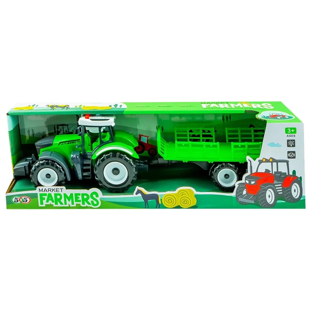 Tractor cu remorca — miniatură