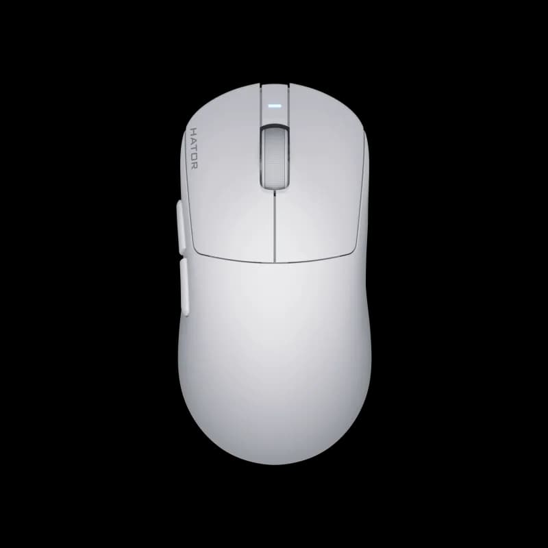 Mouse Gaming Wireless HATOR Quasar 3S Ultima 8K Wireless, 30000 dpi, Alb