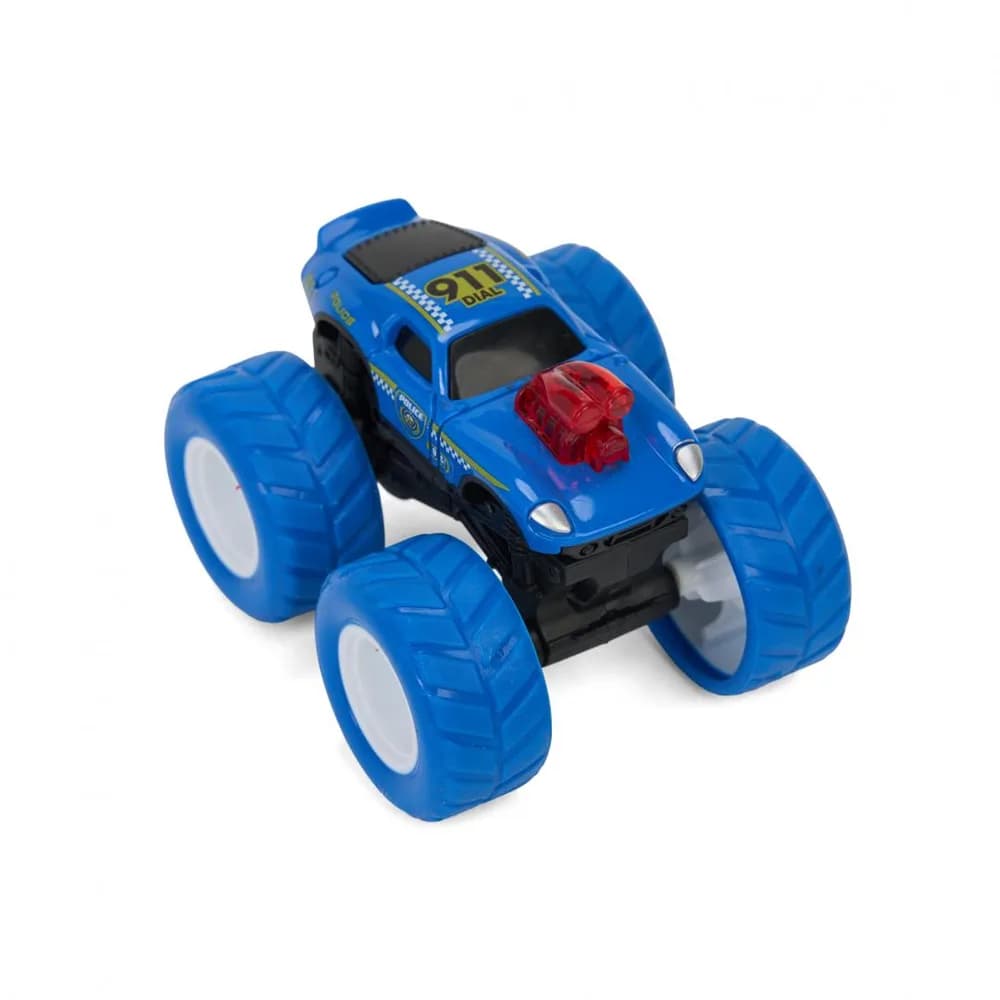 MASINA DE POLITIE, 8.5CM, ALBASTRA, MOMKI — miniatură