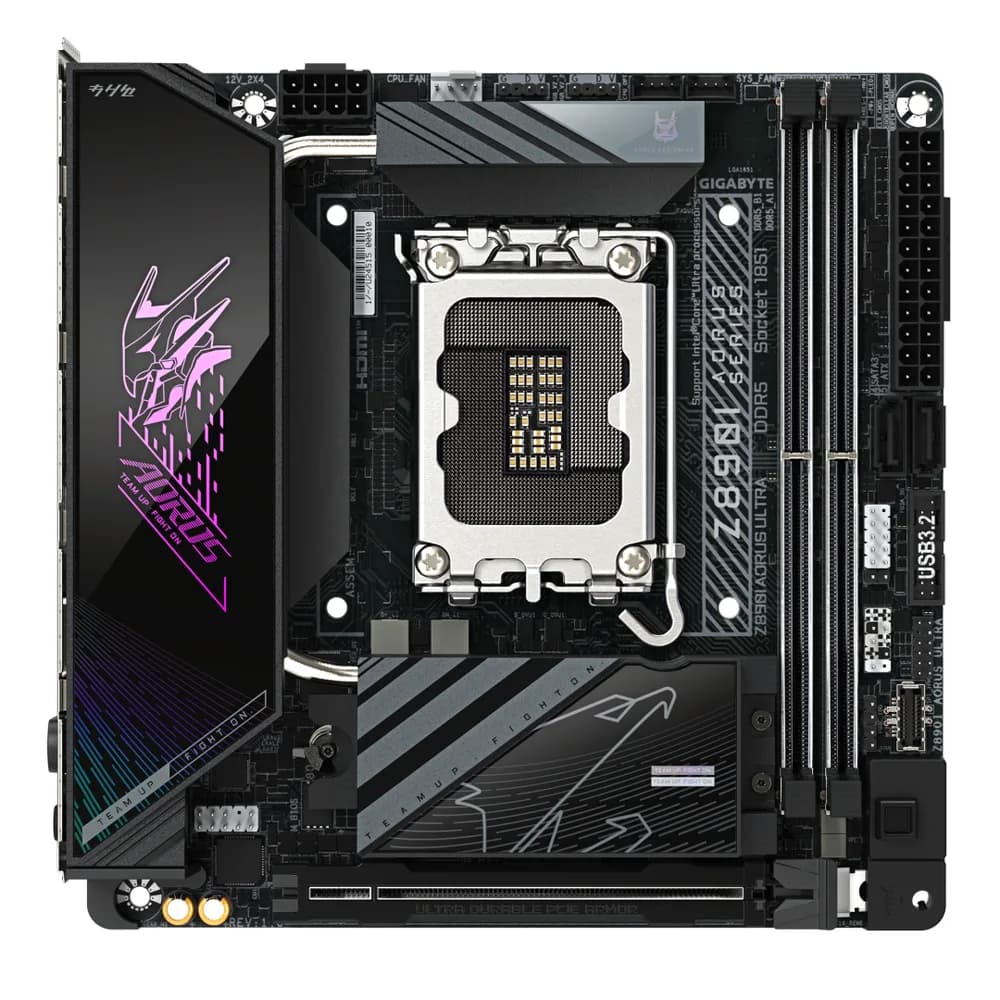 Placa de baza Gigabyte Z890I AORUS ULTRA, Socket 1851, DDR5, Mini-ITX — miniatură
