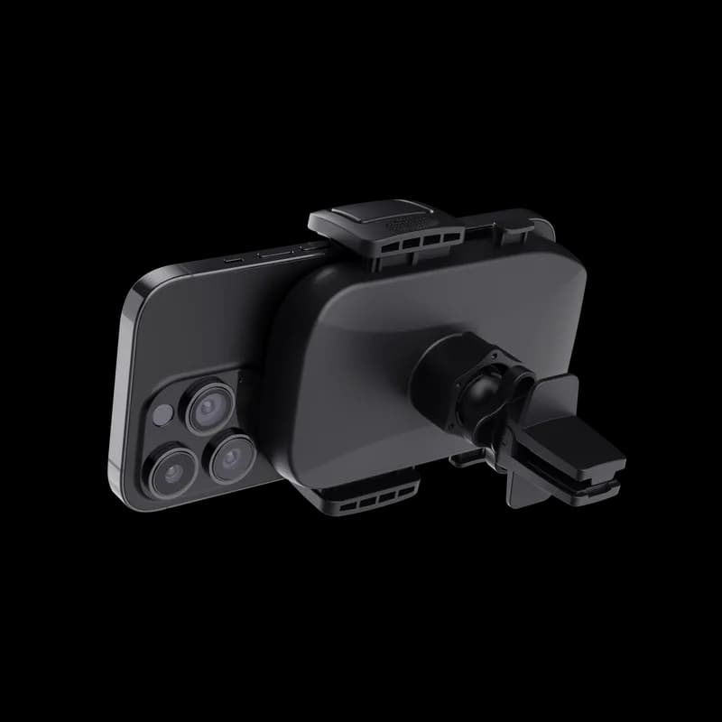 Suport auto Runo Air Vent, negru — miniatură