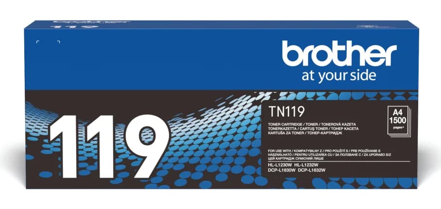 Toner Original Brother Black, TN119, pentru HL-L1230|L1630W1.5K, incl.TV 0.8 RON, "TN119"