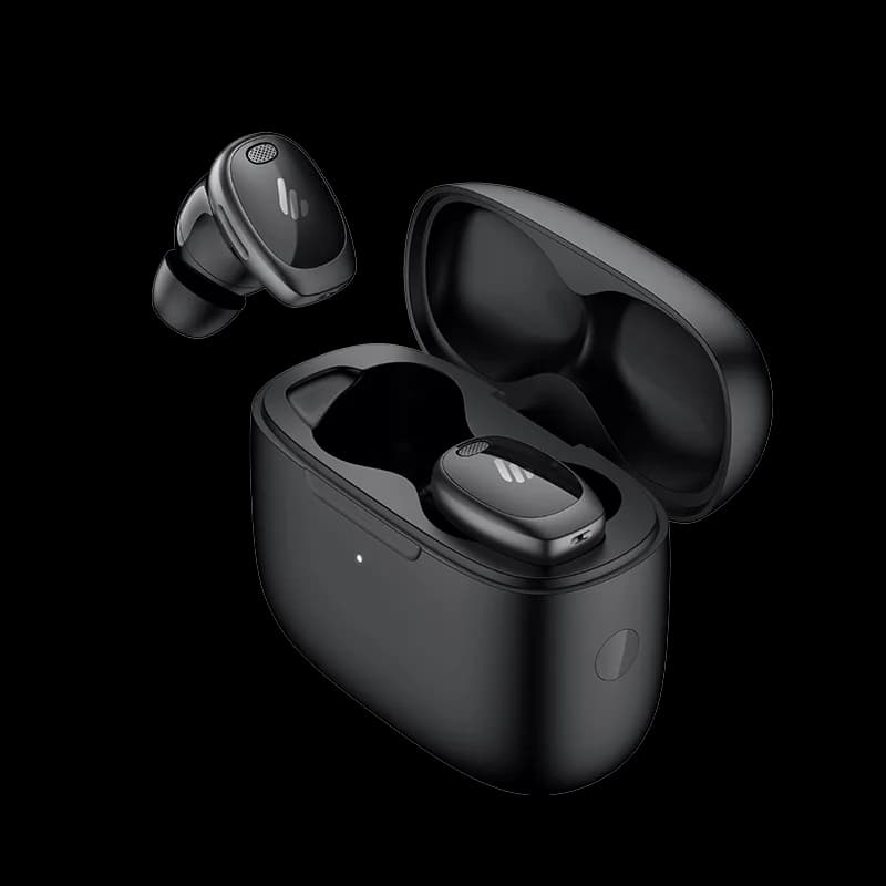 CASTI Edifier, wireless, intraauriculare - butoni, pt smartphone, microfon pe casca, conectare prin Bluetooth 5.4, negru, USB-C, ANC, IP55, "NEODOTS-BK", (include TV 0.15 lei) — miniatură