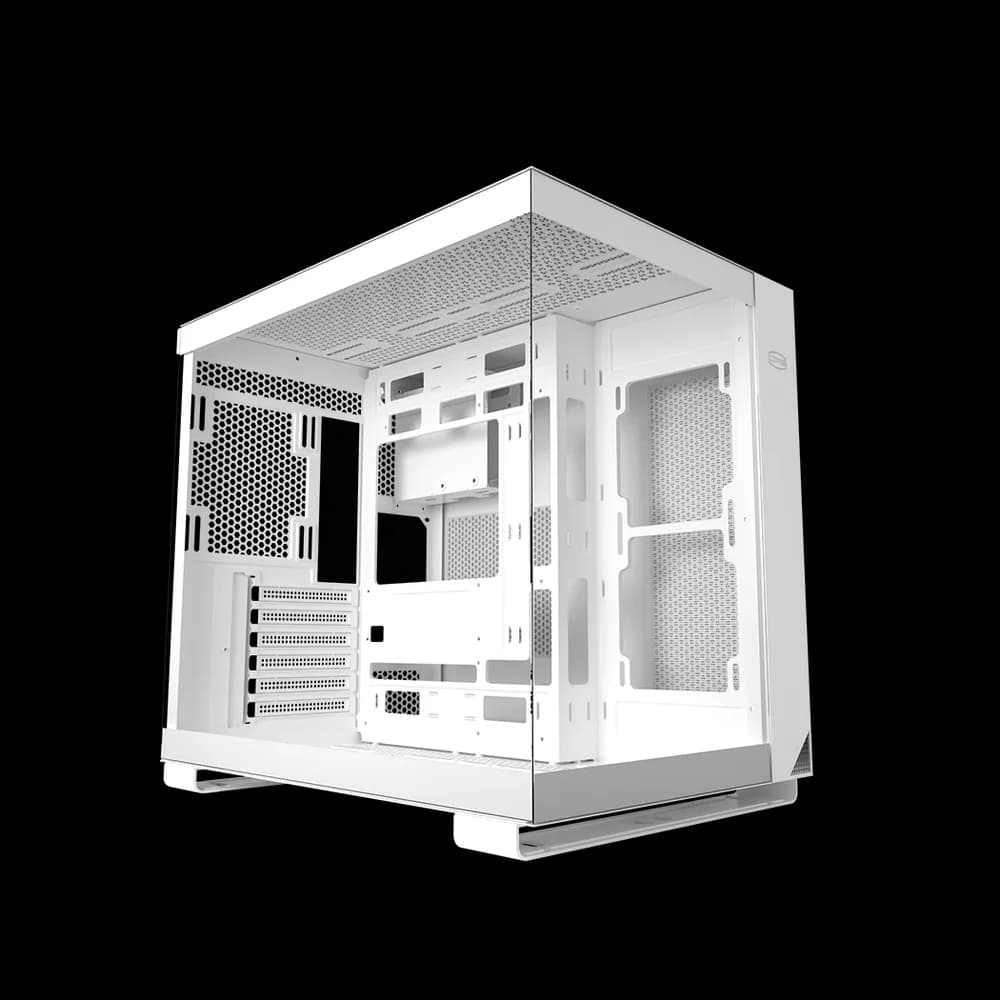 CARCASA PCCOOLER, Middle Tower, ATX, fara sursa, sticla securizata, alb, USB 3.2 gen 1 x 2, USB Type-C x 2, mic, audio, "C3 T500 WH"