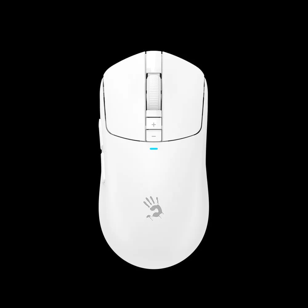 Mouse A4Tech, gaming, BLOODY WAVELINK FULL SPEED, DUAL MODE WIRELESS USB WHITE TYPE-C, "R72Ultra White" 4711421 000901