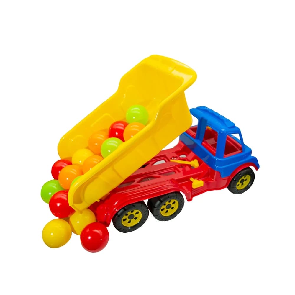Camion plastic 60 cm + mingiute - ROBENTOYS — miniatură