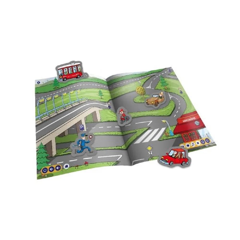 Raspundel Istetel, Carte cu autocolante, Mijloace de transport, ALBI - BLACKFIRE — miniatură