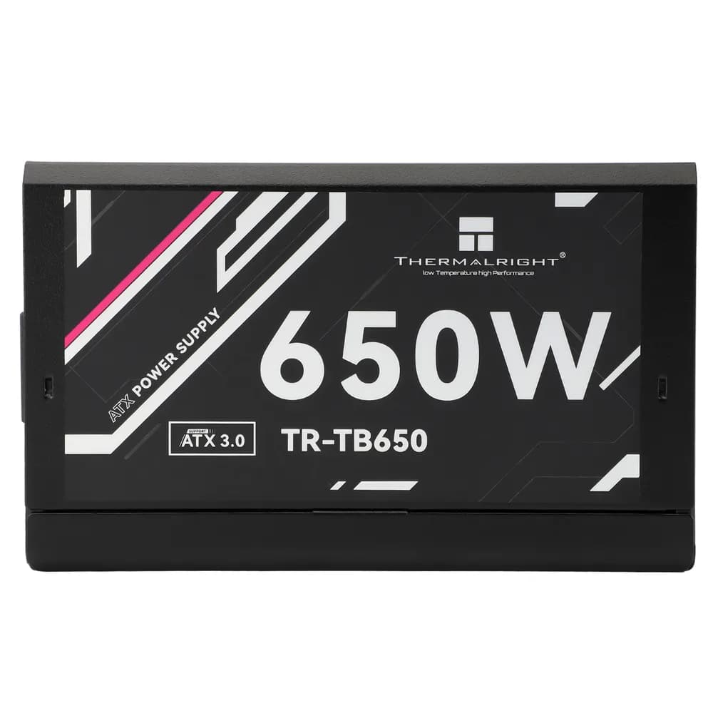 SURSA Thermalright "TB650", 650W, certificare 80 Plus Gold, full modular, DC to DC, fan 120mm, negru, "TR-TB650"