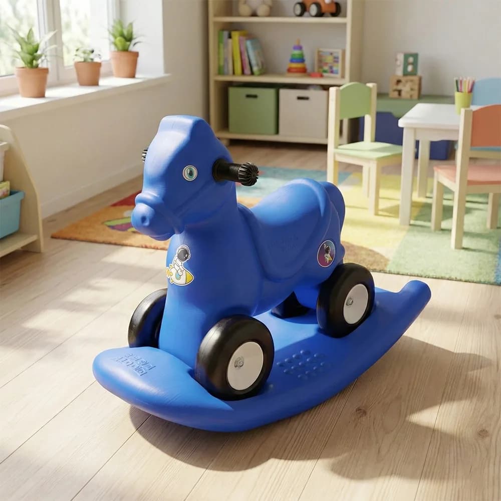 Calut balansoar 2 in 1, albastru - ROBENTOYS — miniatură