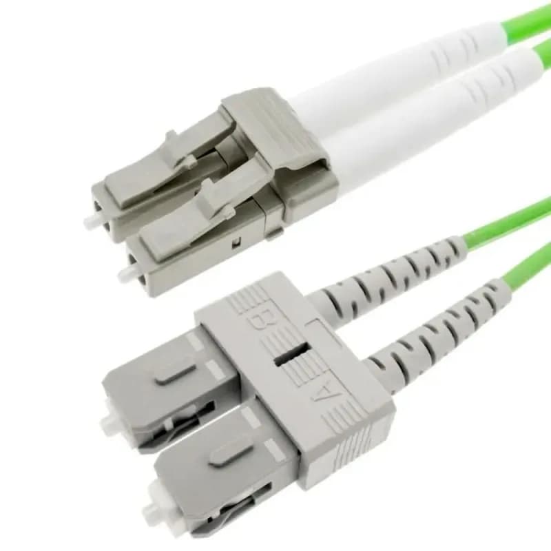Patchcord FO SC/PC-LC/PC, MM OM5 50/125, manta LSZH 3.0mm, duplex 2m - EMTEX "SC-LC-MM5/DX-2"