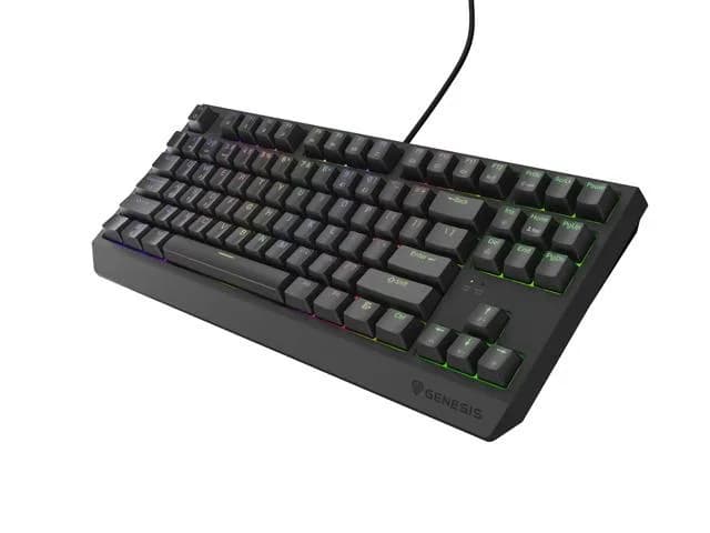 Tastatura Mecanica Gaming Genesis Thor 230 TKL, RGB, USB, negru — miniatură