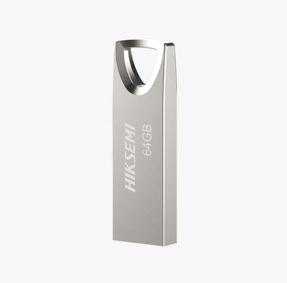 MEMORIE USB 2.0 HIKSEMI 64 GB, carcasa metalica, argintiu, "HS-USB-M200/64G"