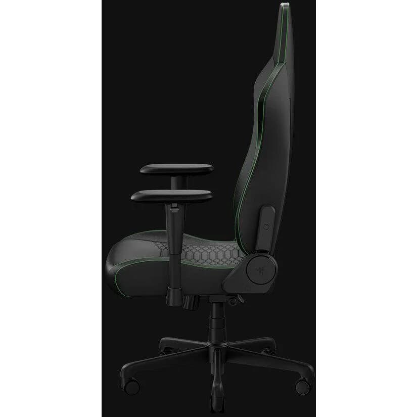 Scaun Razer Iskur V2 X NewGen, tip spuma spumă turnată PU, suport lombar integrat, tetieră reglabilă, cotiere 2D, clasa de ridicare pe gaz 4, negru/verde