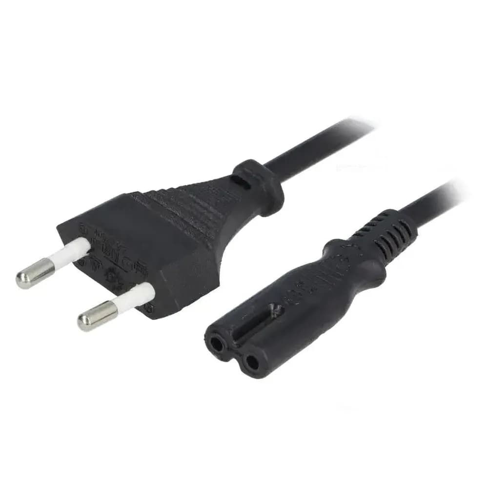 Cablu de alimentare casetofon Gembird C7 - 2 pin, 1.8m