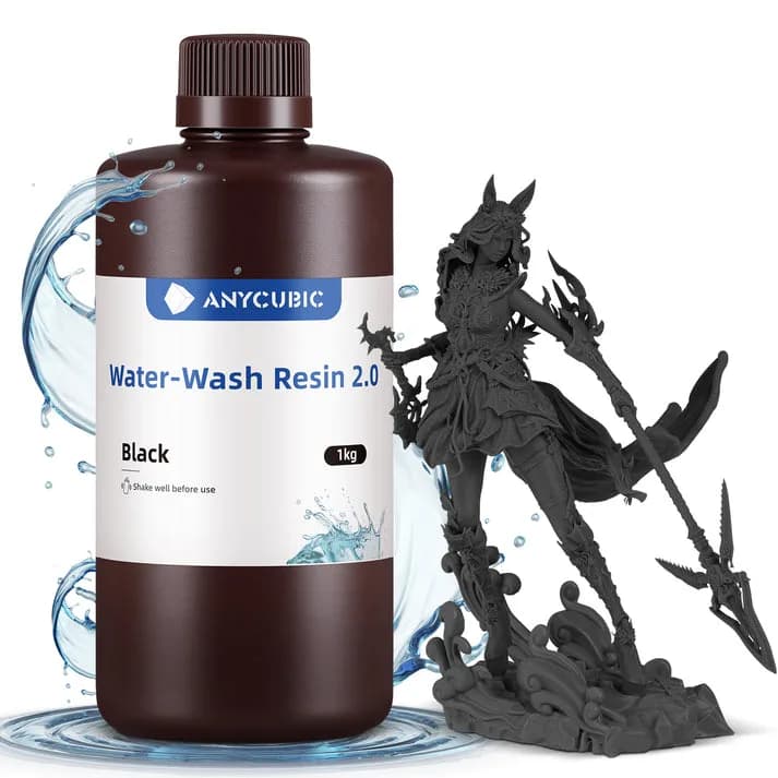Rășină 3D Anycubic Water-Wash 2.0 (SSX2WH-101A)