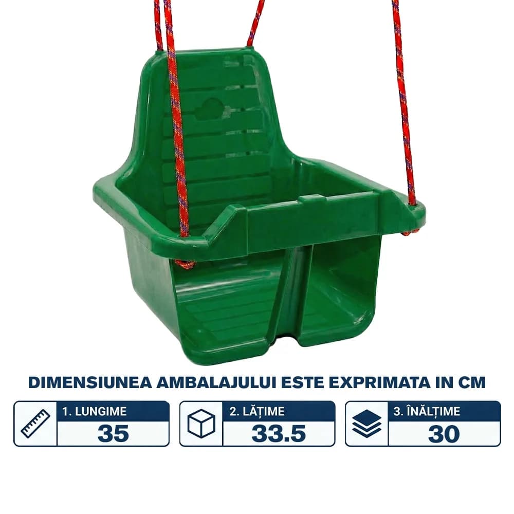 Leagan cu spatar, verde - ROBENTOYS — miniatură