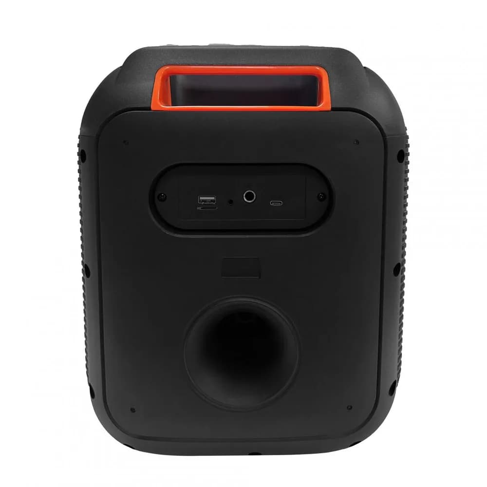 Boxa portabila Akai Bluetooth 5.0, putere RMS 40W, intrare AUX de 3,5 mm, timp de încărcare - aprox. 6 ore, baterie 7.4V, 3600mAh consum de energie 15W, impedanță 2 ohmi (difuzor), raport S/N 60dB, distorsiune 10%, negru — miniatură