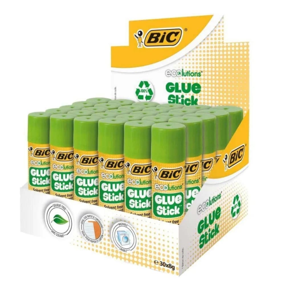 Lipici solid ECO 8 g 30/cutie - BIC — miniatură