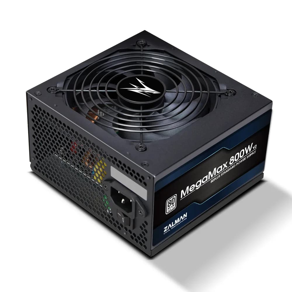 SURSA Zalman "TXII", 800W, certificare 80 Plus, non-modular, fan 120mm, negru, "ZM800-TXII" — miniatură