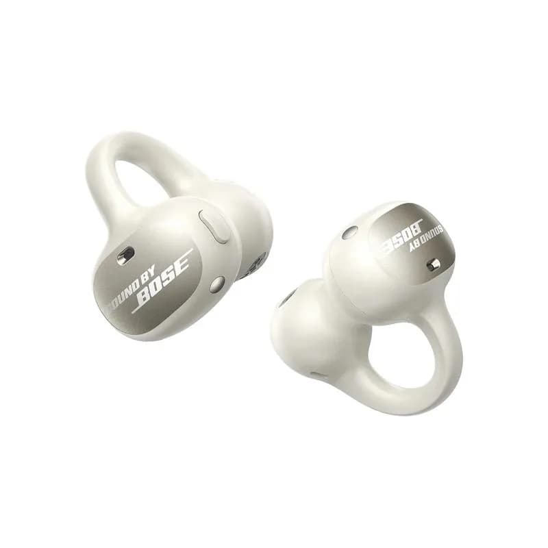 CASTI Baseus Inspire XC1 Open-Ear True Wireless, on ear, pt smartphone, microfon pe casca, conectare prin Bluetooth 6.0, sound by Bose, alb "A0102801" - 6953156299900