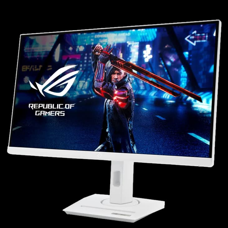 Monitor Asus ROG Strix XG27ACS-W Gen2 (XG27ACSR-W), 27", Fast IPS, QHD, 2560 x 1440, HDMI, DisplayPort, USB-C PD 15W, AMD FreeSync Premium, Pivot, 220 Hz, 1ms, Alb 90LM0D12-B01171 "XG27ACSR-W" — miniatură