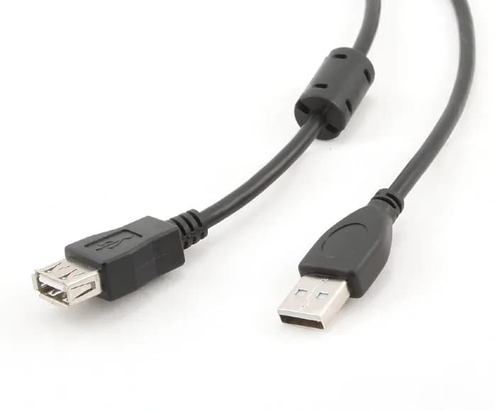 CABLU USB SPACER prelungitor, USB 2.0 (T) la USB 2.0 (M), 3m, black "SPC-USB-AMAF-10"
