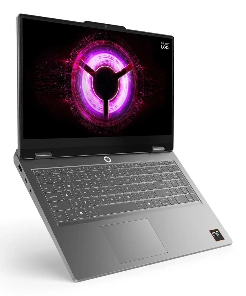 Gaming 15.6 LOQ Essential 15ARP11, FHD IPS 144Hz, Procesor AMD RyzenTM 7 170 (16M Cache, up to 4.75 GHz), 16GB DDR5, 512GB SSD, GeForce RTX 5060 8GB, No OS, Luna Grey "83VA0014RM" — miniatură
