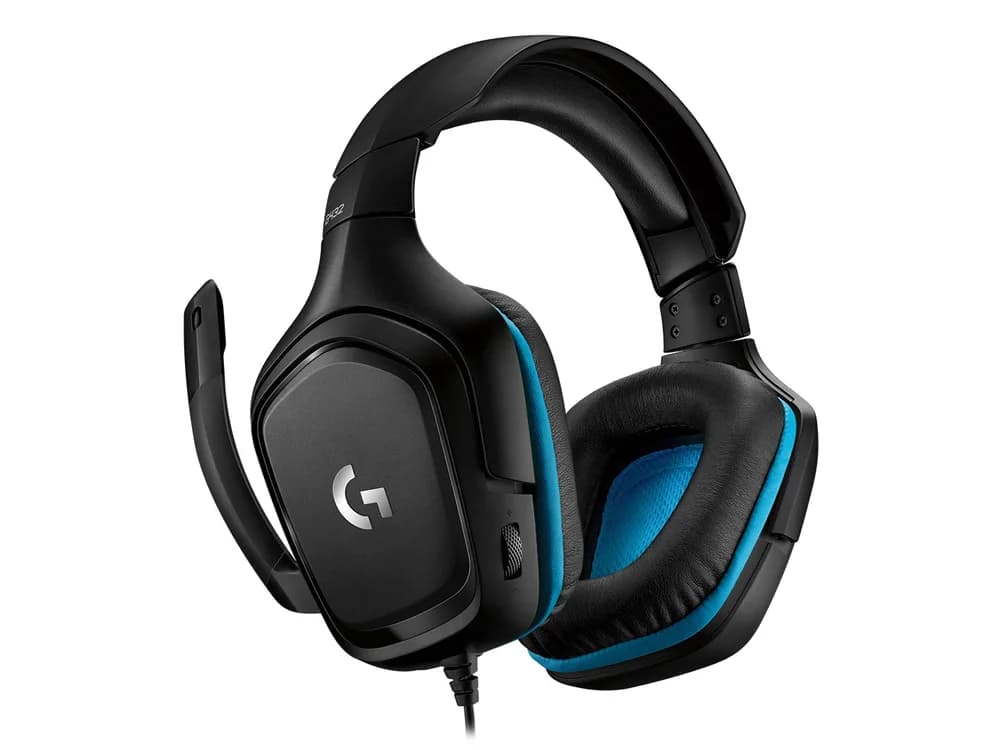 CASTI Logitech, "G432", cu fir, gaming, utilizare multimedia, microfon pe brat, conectare prin Jack 3.5 mm, USB 2.0, negru, "981-000770" — miniatură