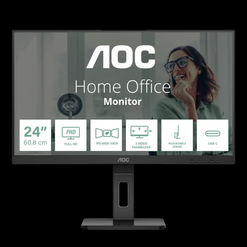 Monitor Consumer AOC 24P3CV, 23.8", 1920 x 1080 pixeli, Black
