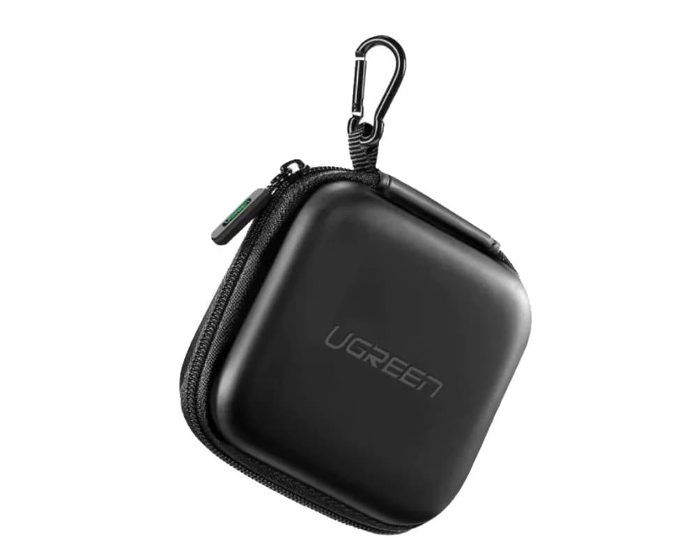 HUSA pentru casti Ugreen, "LP128" compartimentata in interior si pentru alte accesorii, negru "40816" - 6957303848164