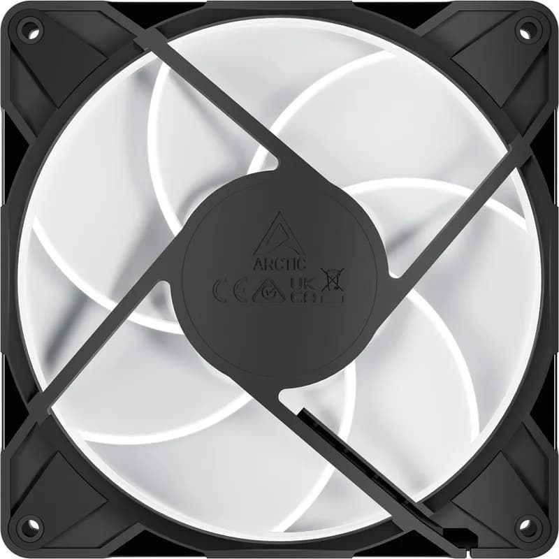 Ventilator Arctic "P14 Pro A-RGB", 140mm, 600 - 3000 RPM, FDB, 110 cfm, 4-Pin Fan Plug + 4-Pin Socket, lungime cablu 400 mm + 80 mm Daisy-Chain, negru, "ACFAN00315A" - 4895265000393 — miniatură