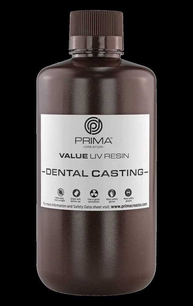 Rășină 3D PrimaCreator Value Dental Casting – 1 kg