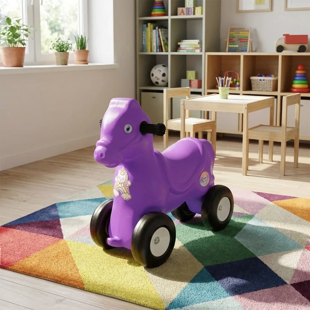 Calut cu roti, mov - ROBENTOYS — miniatură
