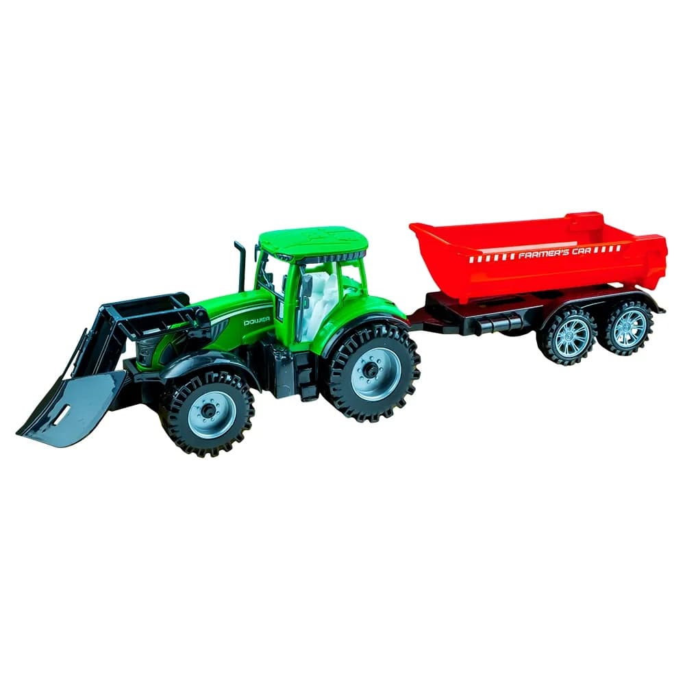 Tractor cu frictiune si remorca — miniatură