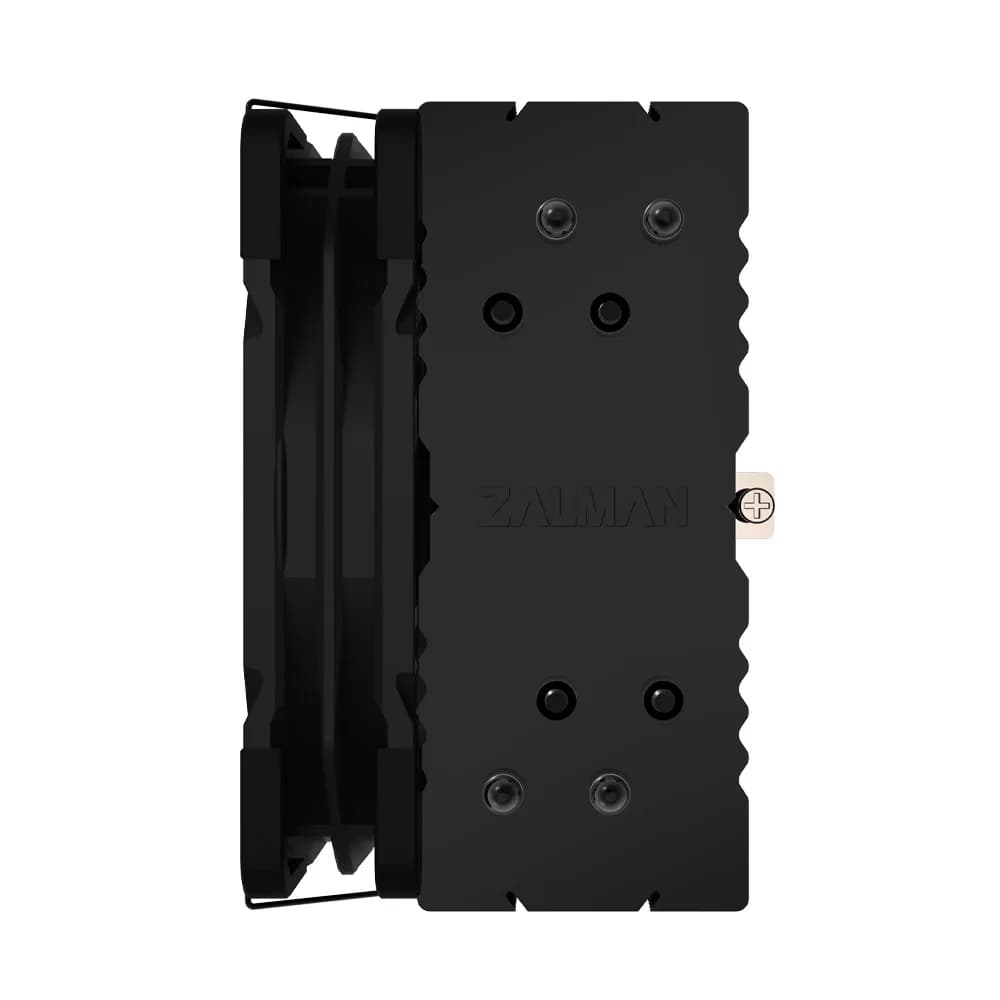 COOLER Zalman "CNPS9X PERFORMA PLUS" skt. Intel si AMD, racire cu aer, vent. 120mm, 600 - 2000 RPM, 4 heatpipes, inaltime 157mm, ARGB adresabil,"CNPS9X PERFORMA PLUS BLACK" — miniatură