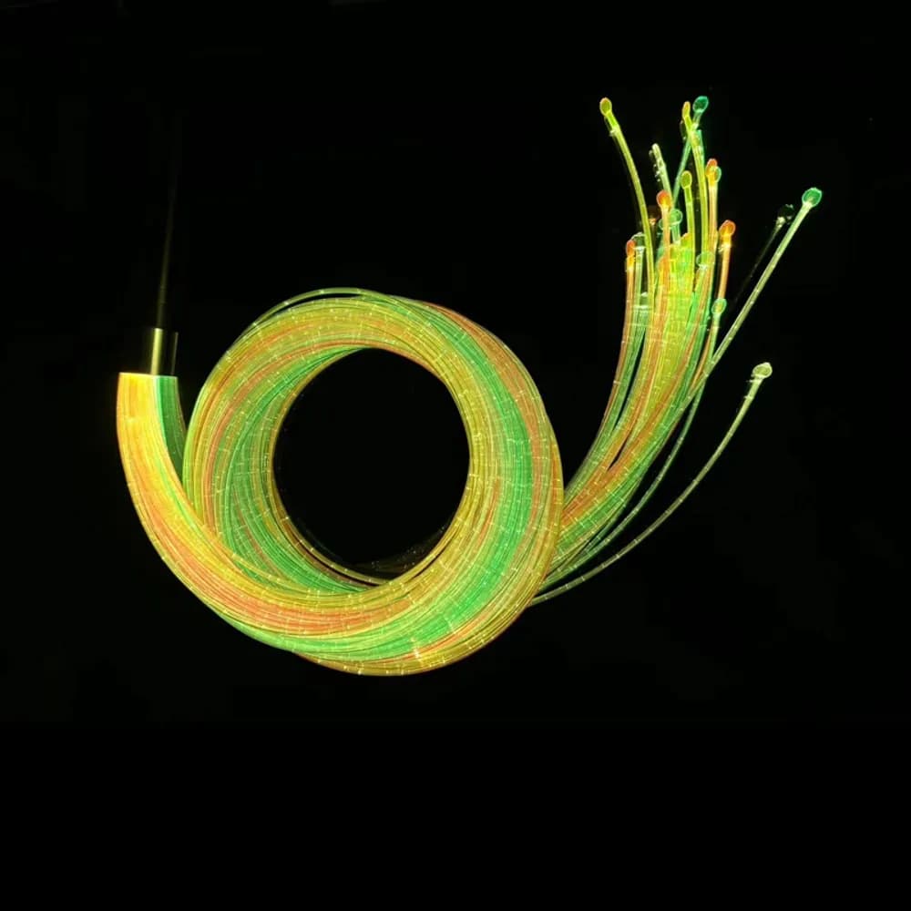 Baghetă cu fibră optică cu fire colorate UV — miniatură