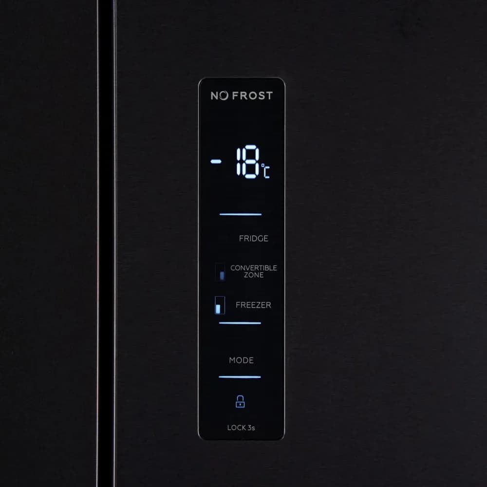 Side by Side HEINNER HSBS-HM600MDNFDXE++, No Frost, 600 L, Clasa E, Inox antracit — miniatură
